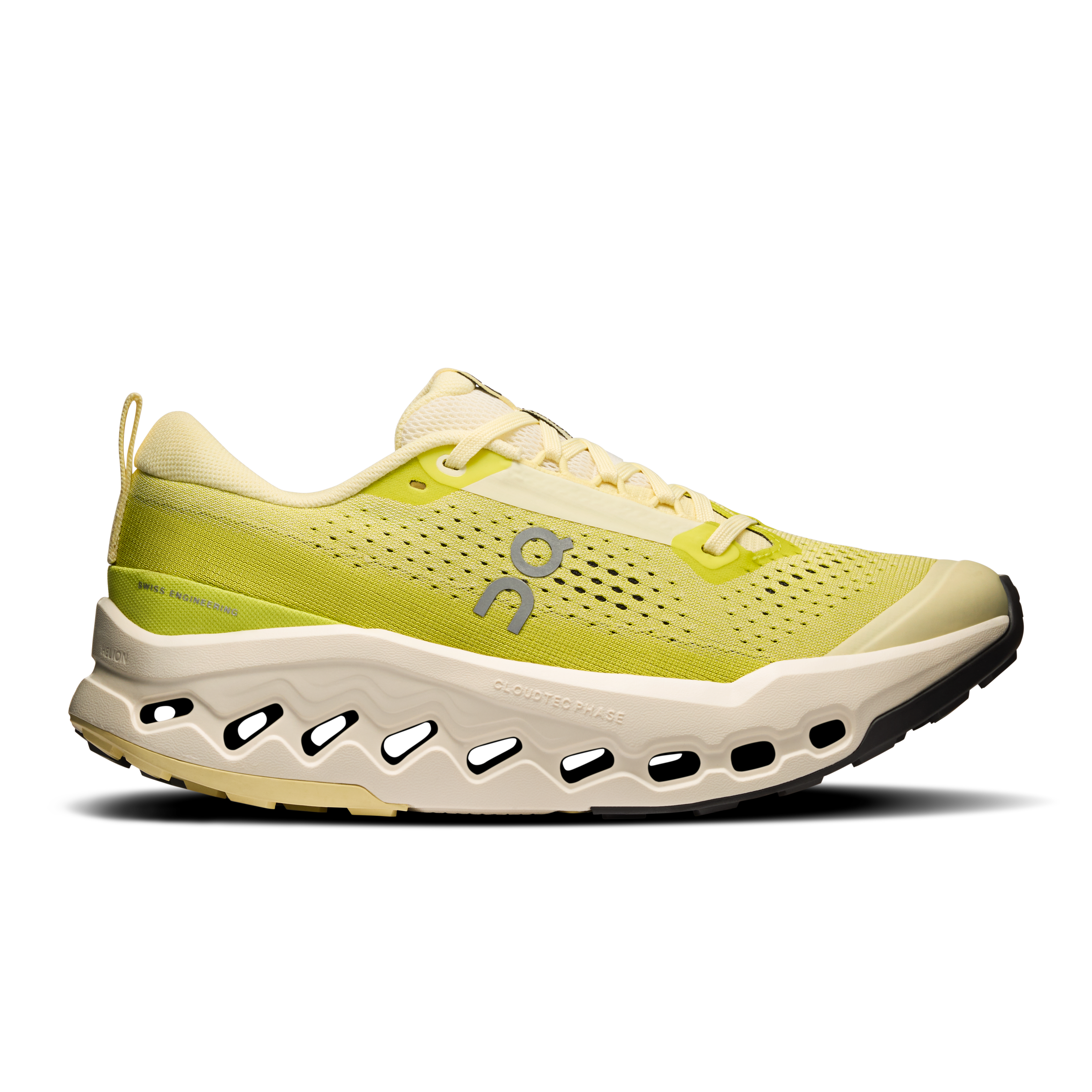 Cloudsurfer Trail 2 Trail Running Shoe in Ivory/Lime