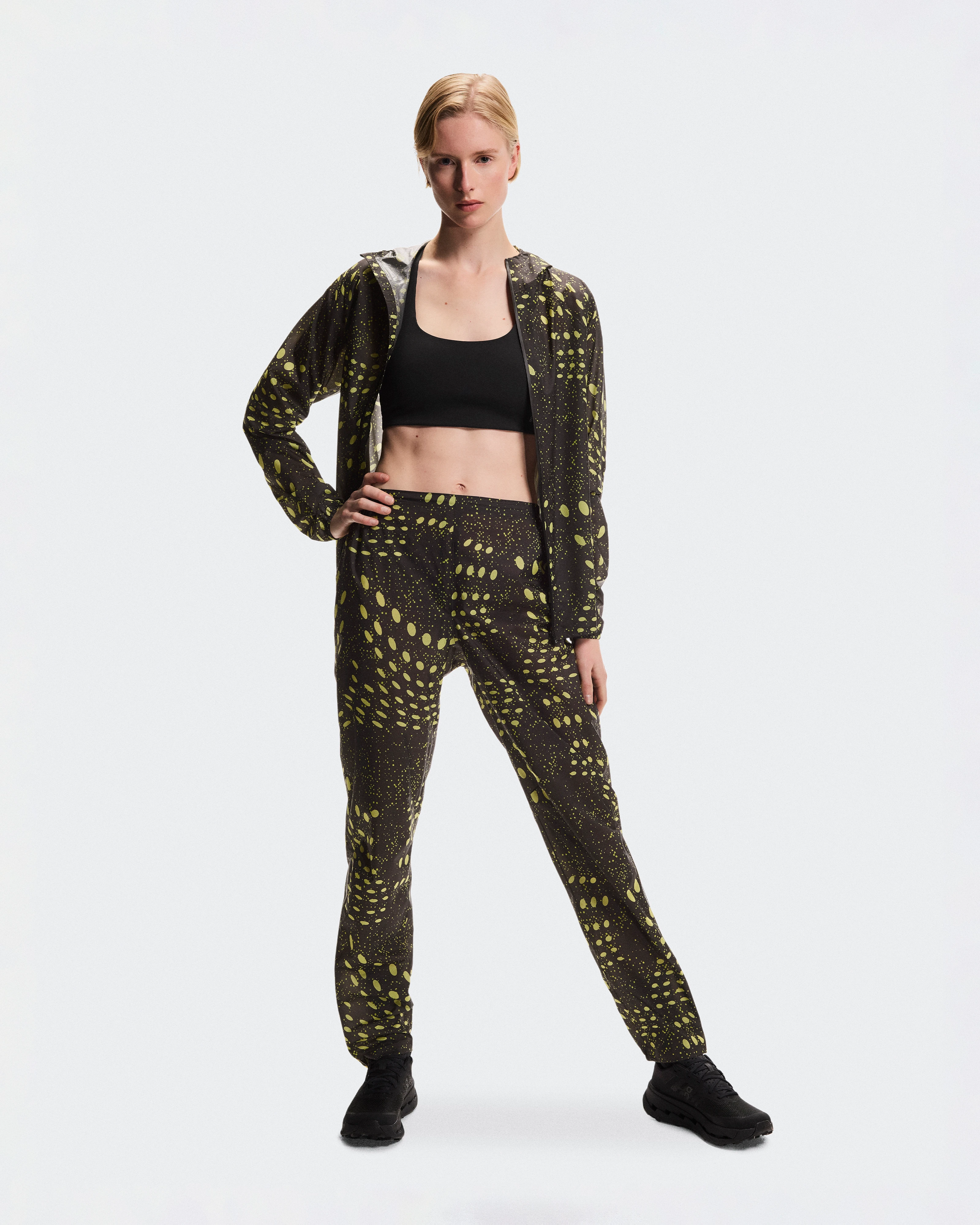 On Ultra Pants Iron & Lime Women Pants