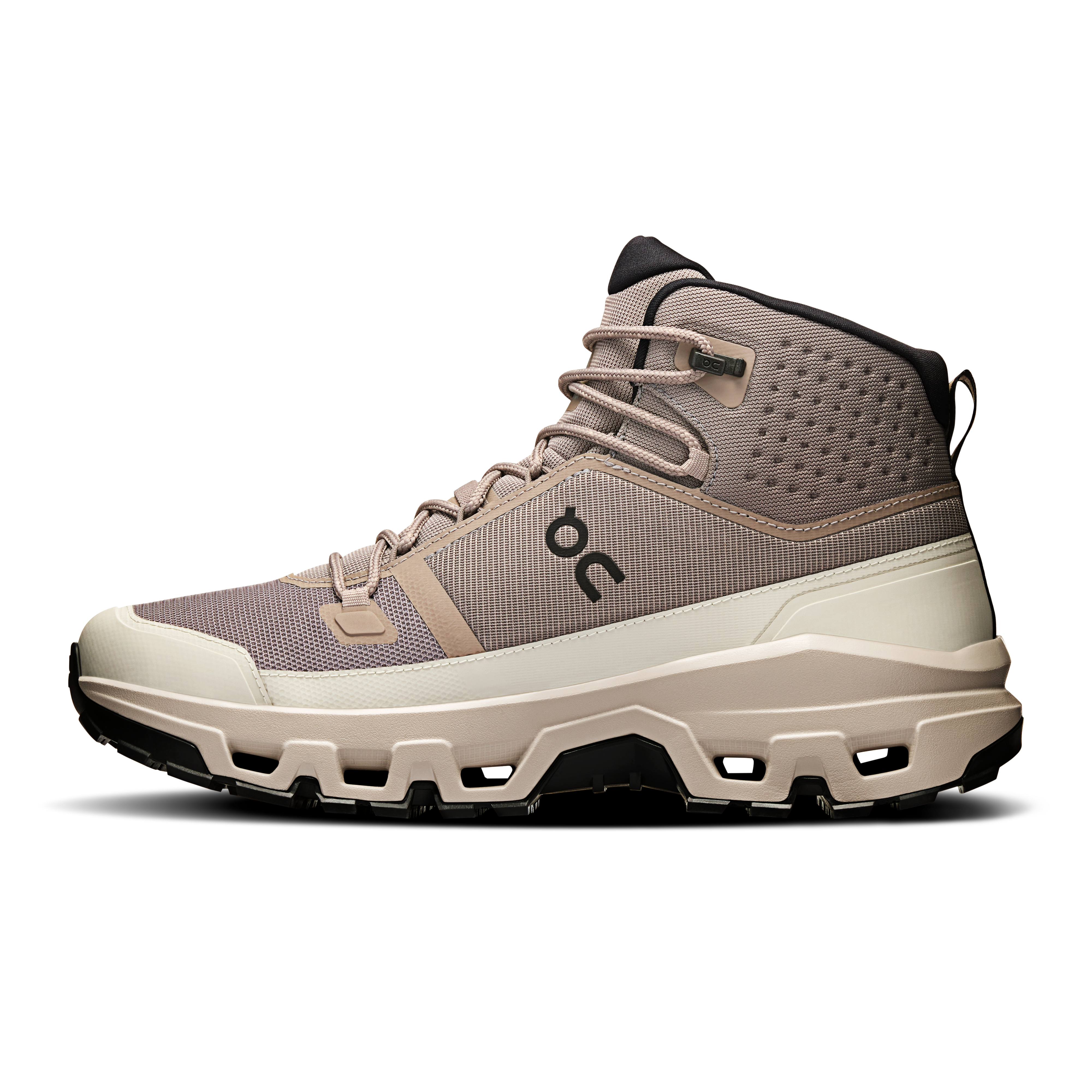 On Cloudrock Mid Waterproof Cinder & Desert Men Hiking Shoes