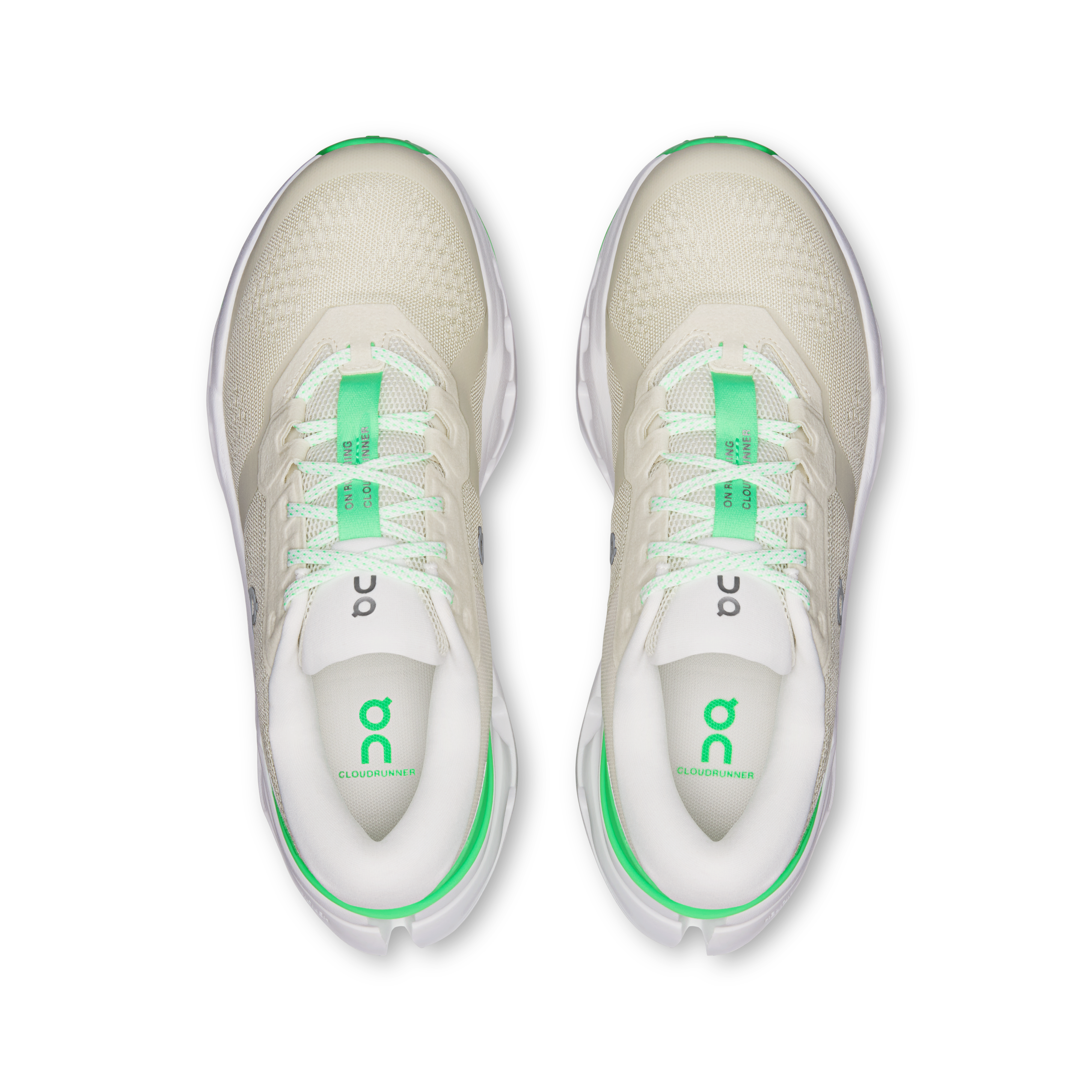 On Cloudrunner 3 Ghost & Verdite Women Road running Shoes