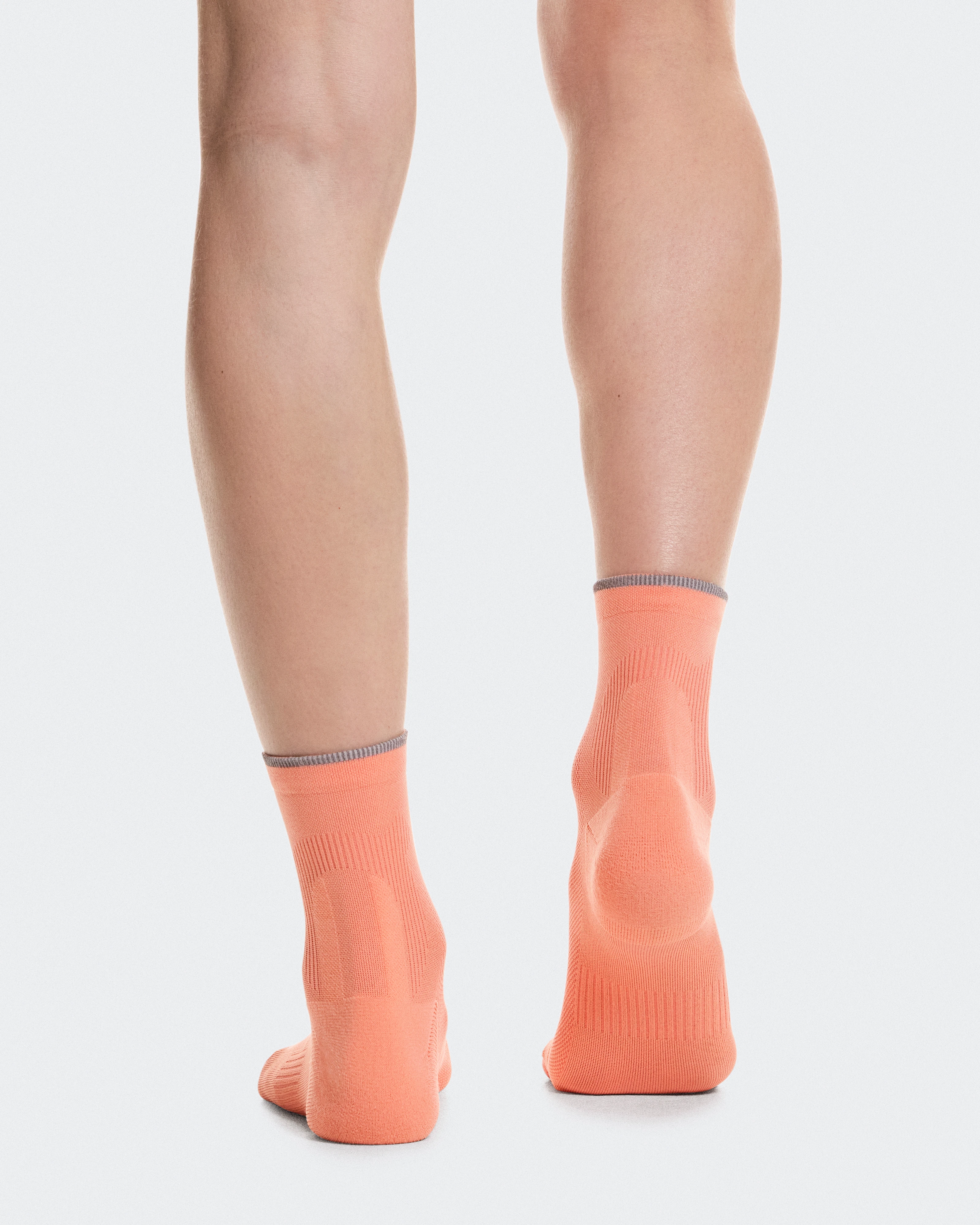 On Elite Run Sock Mid Sunstone & Reef Unisex Socks