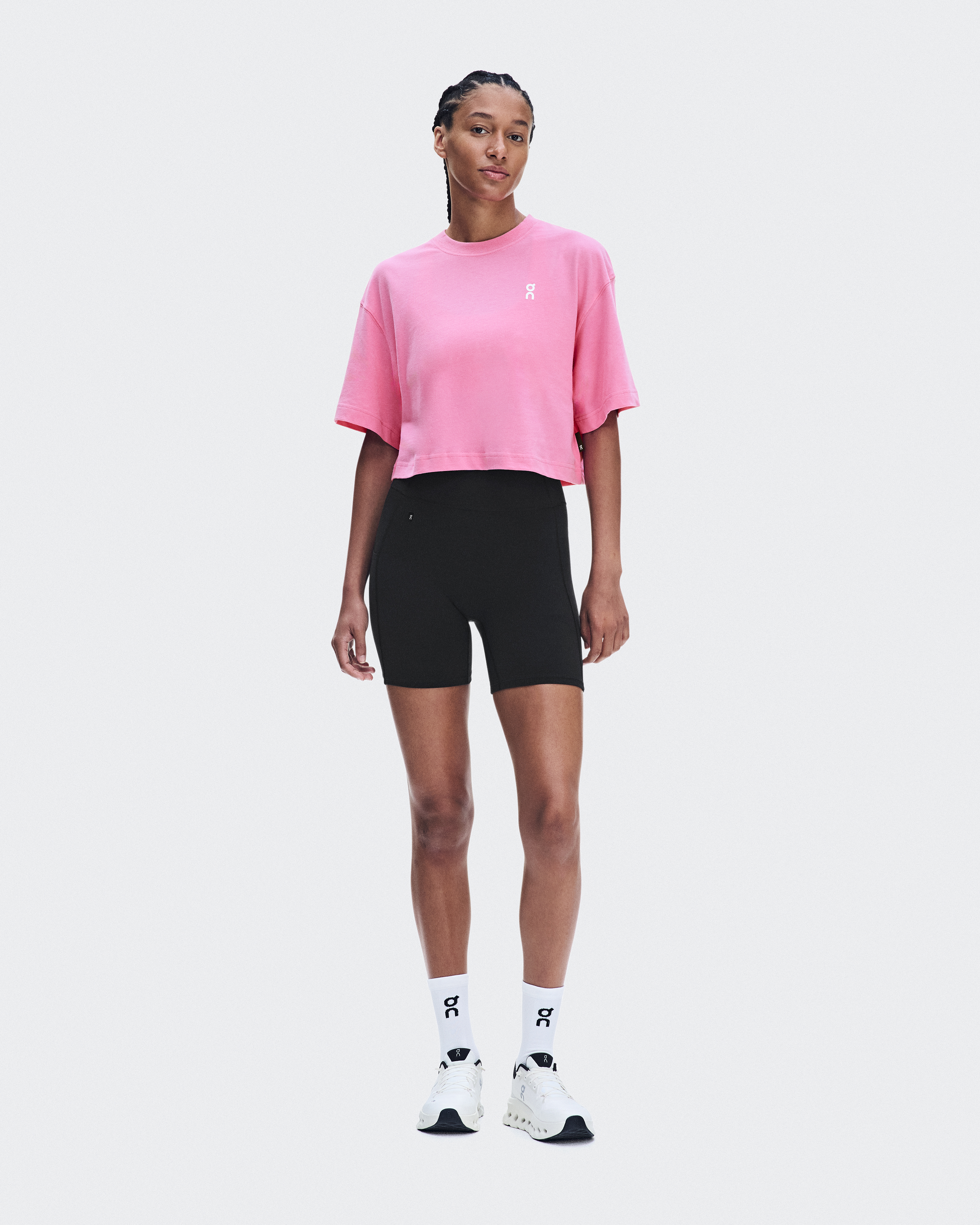 Club Boxy-T Shirt in Bubblegum