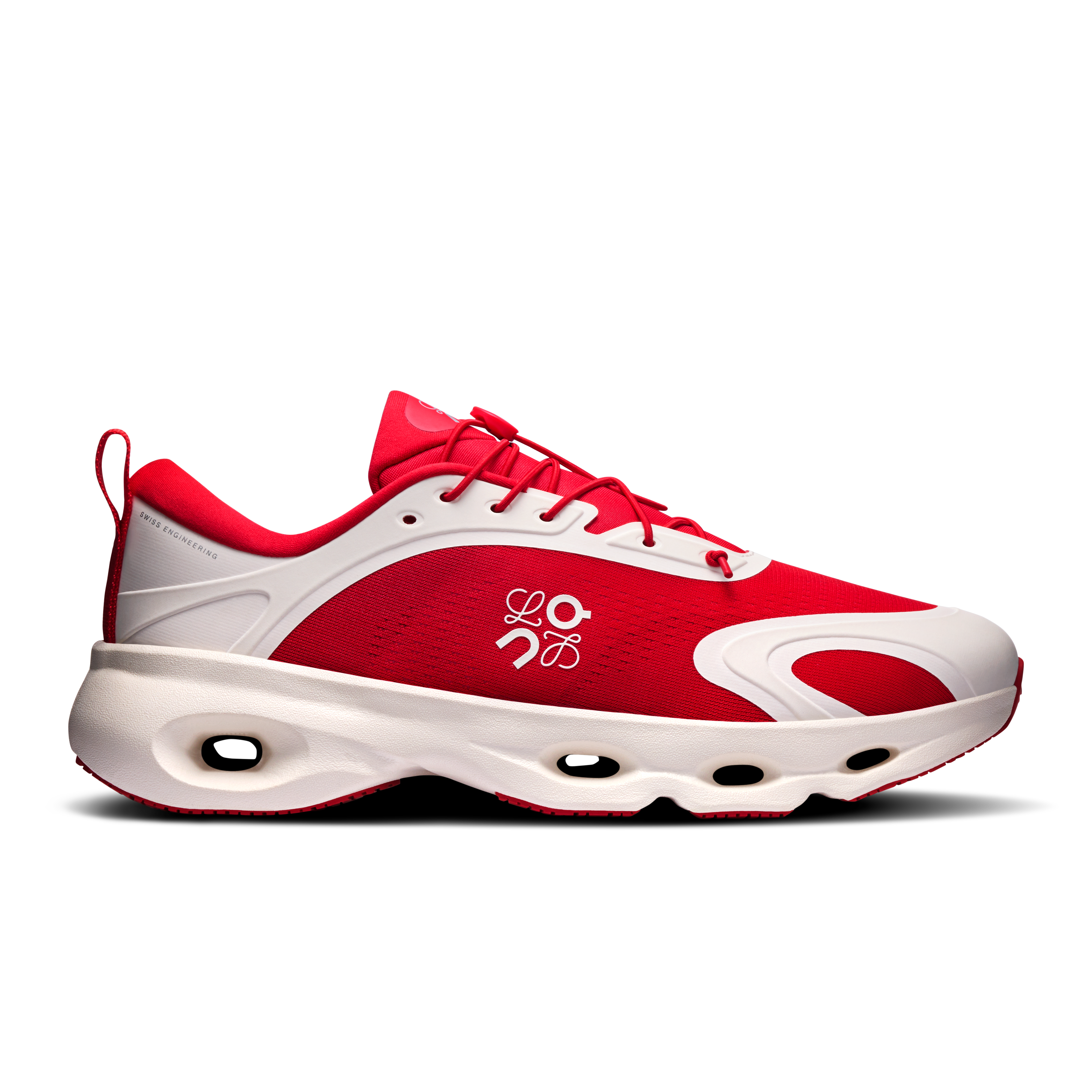 On Cloudsolo LOEWE Red & Eggshell Men Active life Shoes