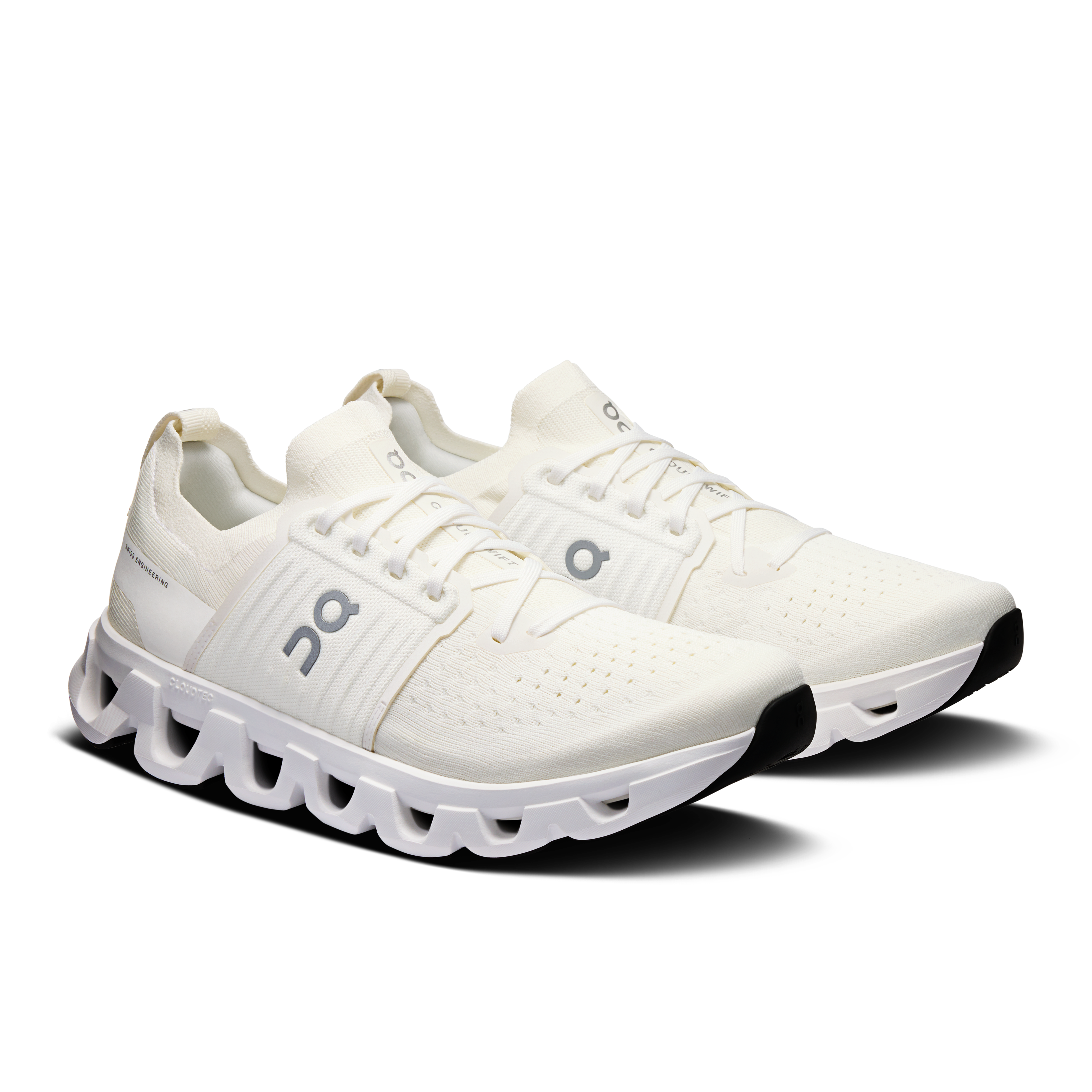 On Cloudswift 4 White & White Men Road running Shoes