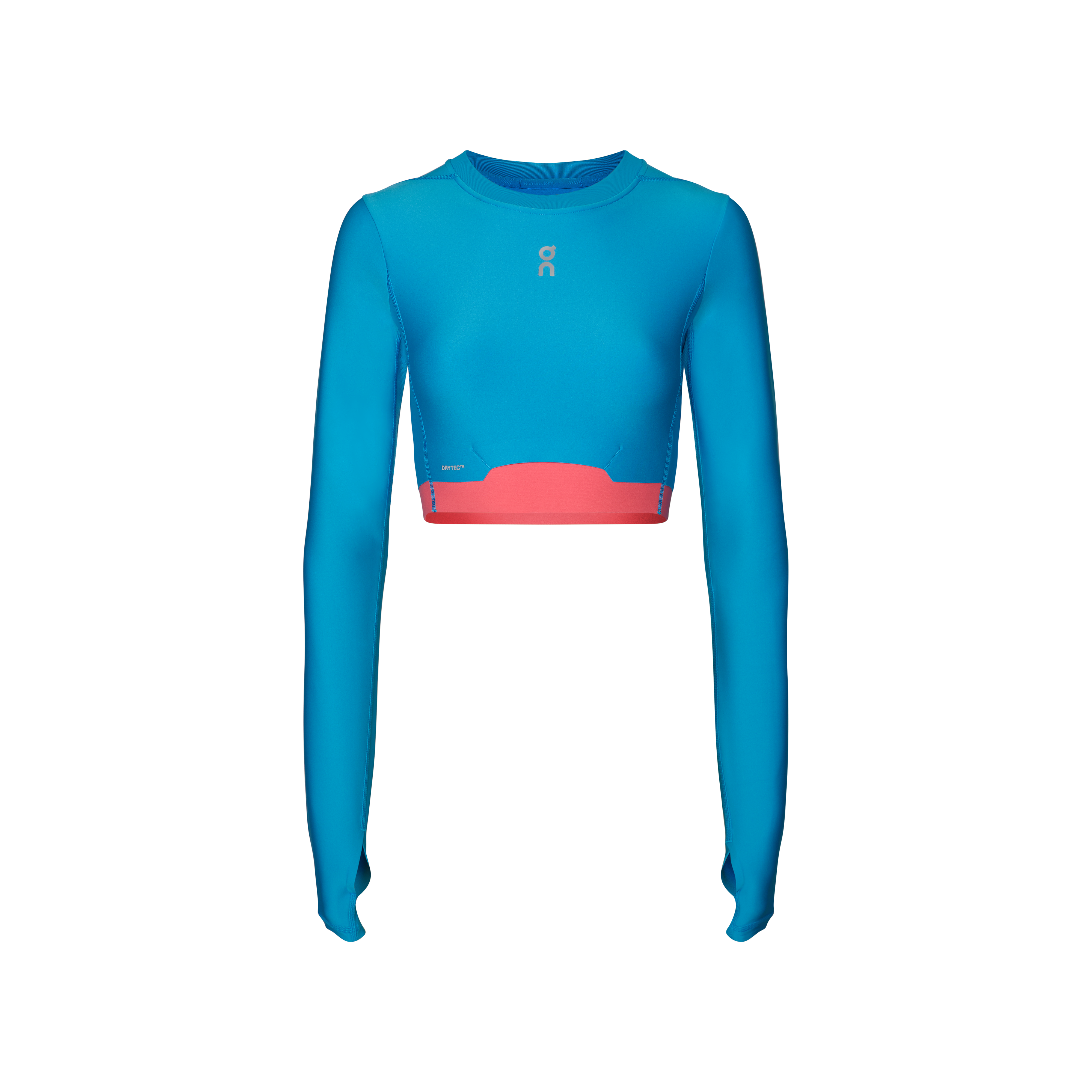 Train Long Sleeve Crop Long-Sleeve Shirt in Malibu